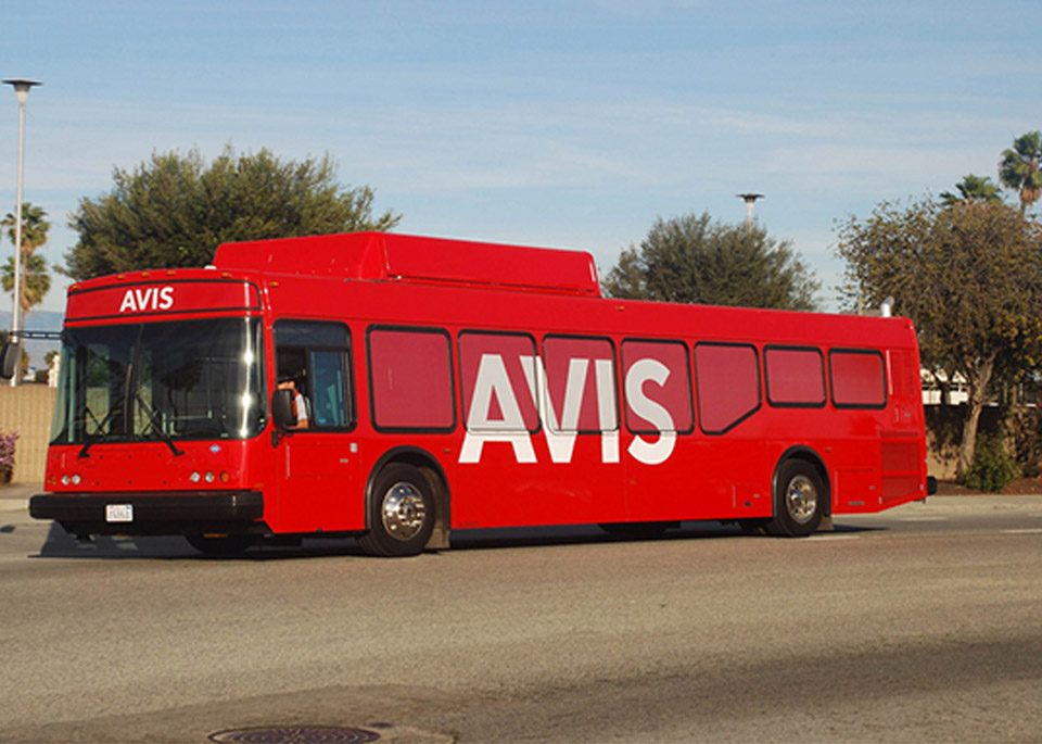A coach available for group transport