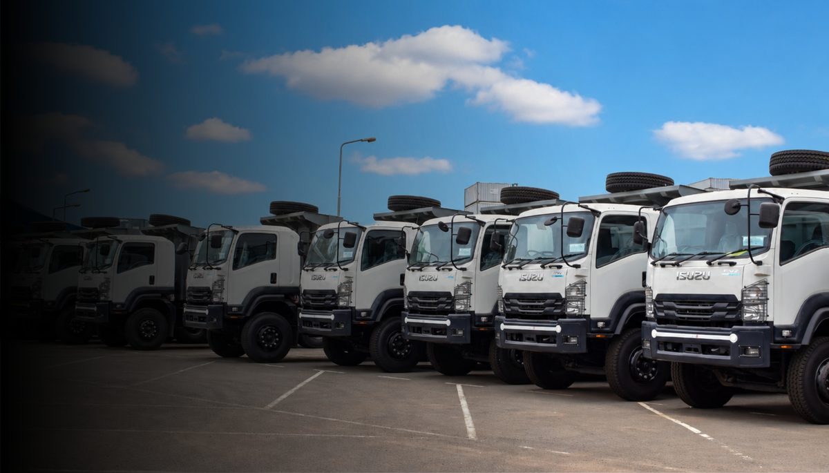 Afriton delivery trucks and prime movers ready for dispatch